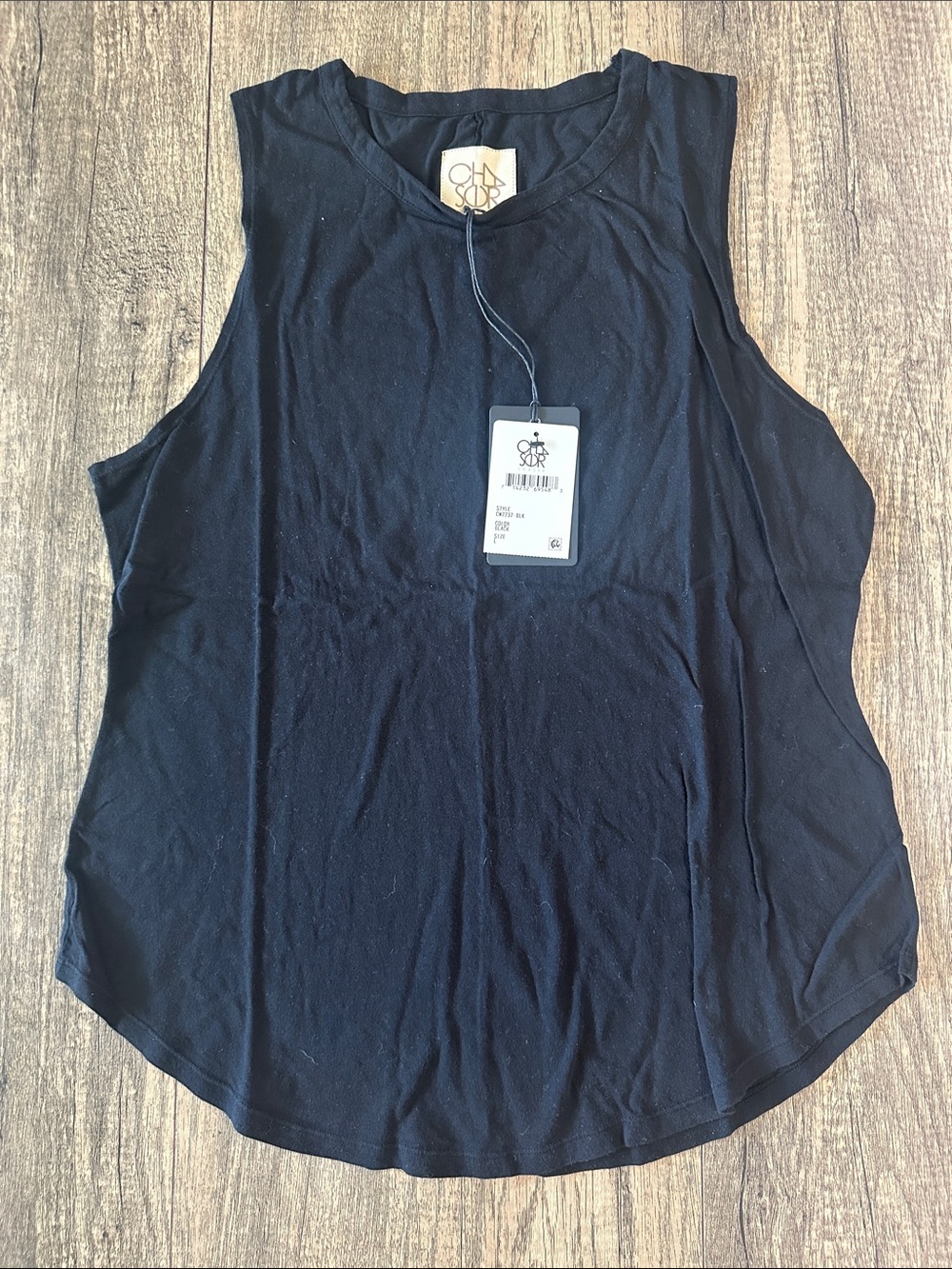Chaser Black Muscle Tank Top